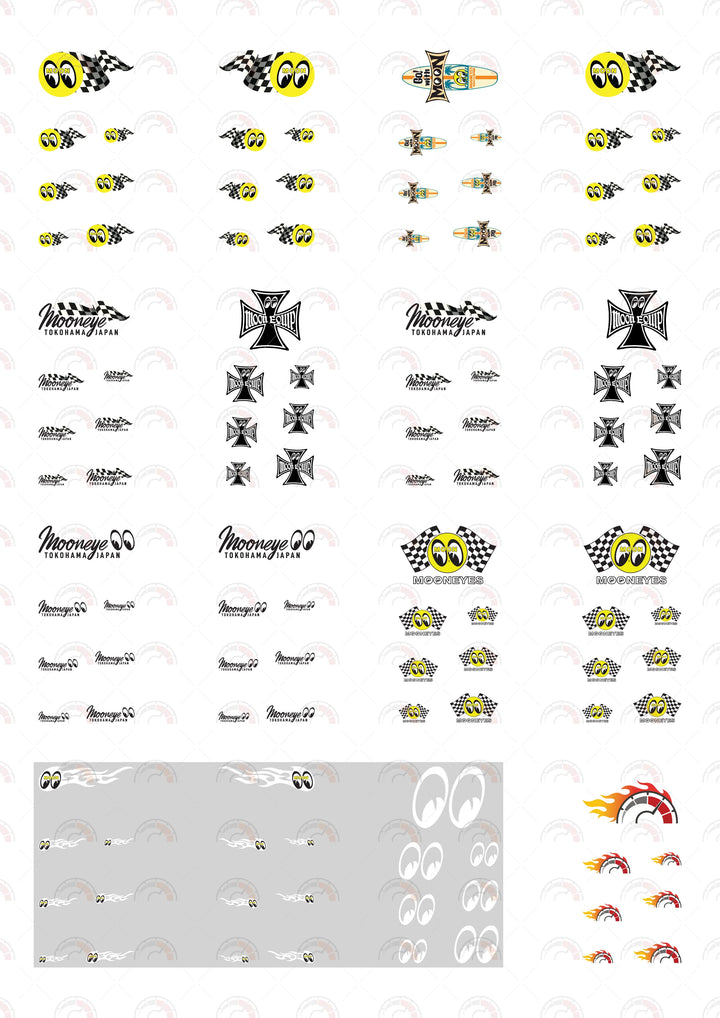 Mooneye 04 Toy Car Sticker Design