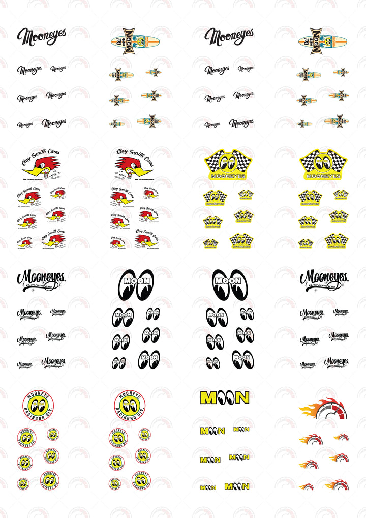 Mooneye 08 Toy Car Sticker Design