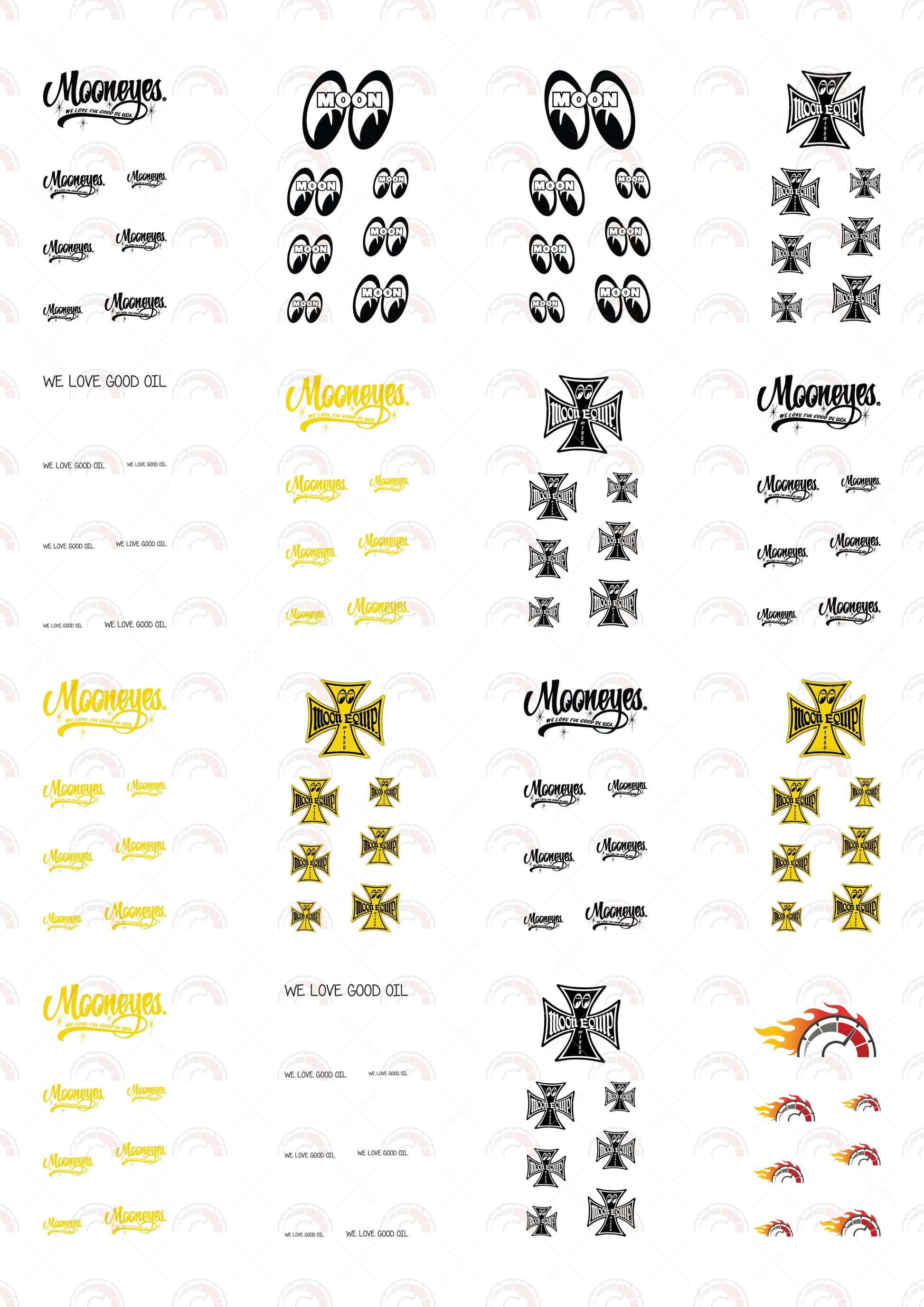 We Love the Good Oil 08 decals for model car