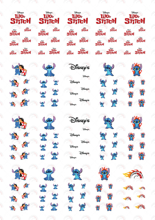 Lilo & Stitch Toy Car Sticker Design