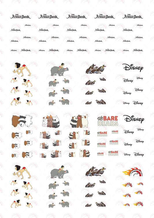 The Jungle Book model car decal