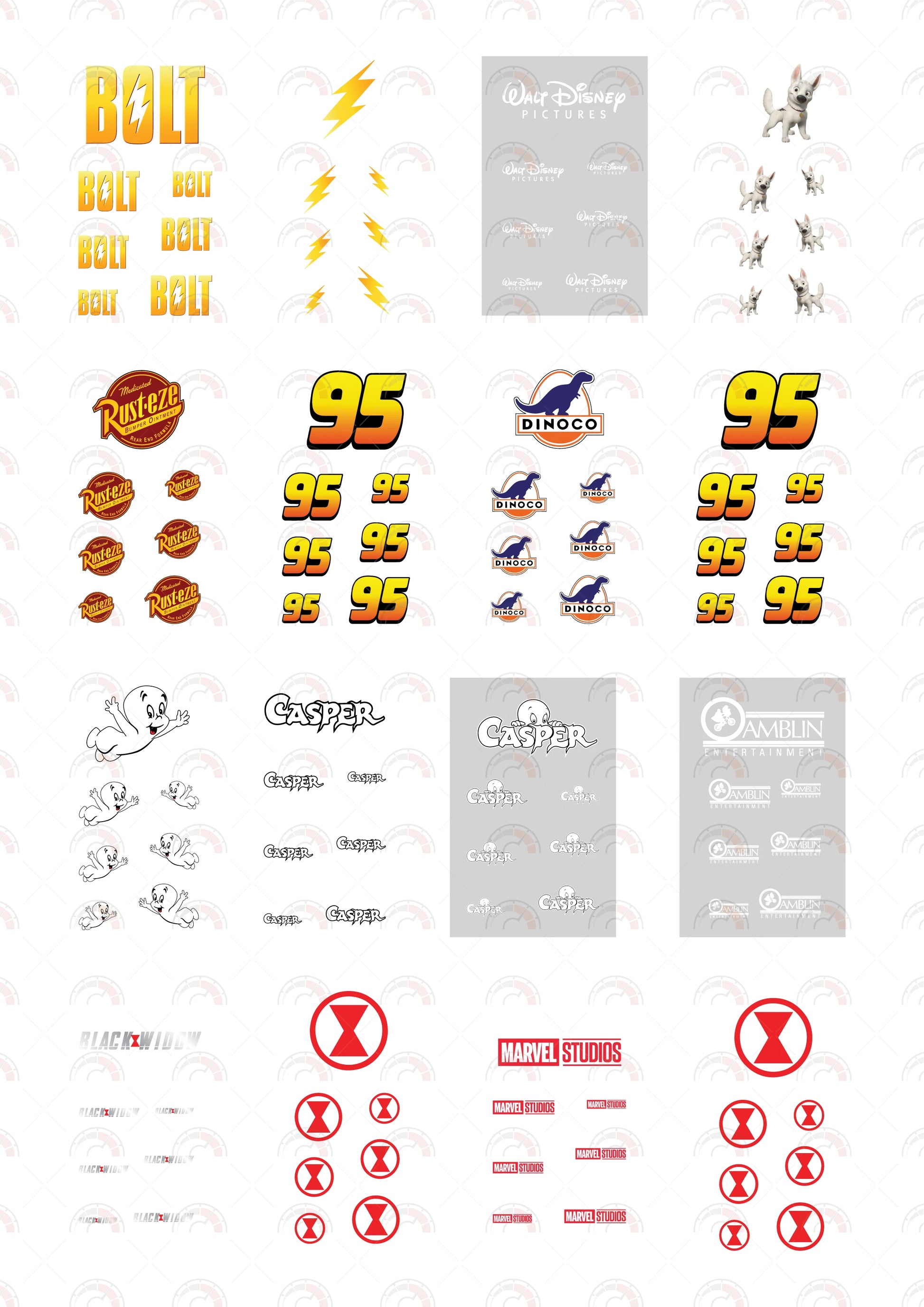 Bolt Custom Car Decals