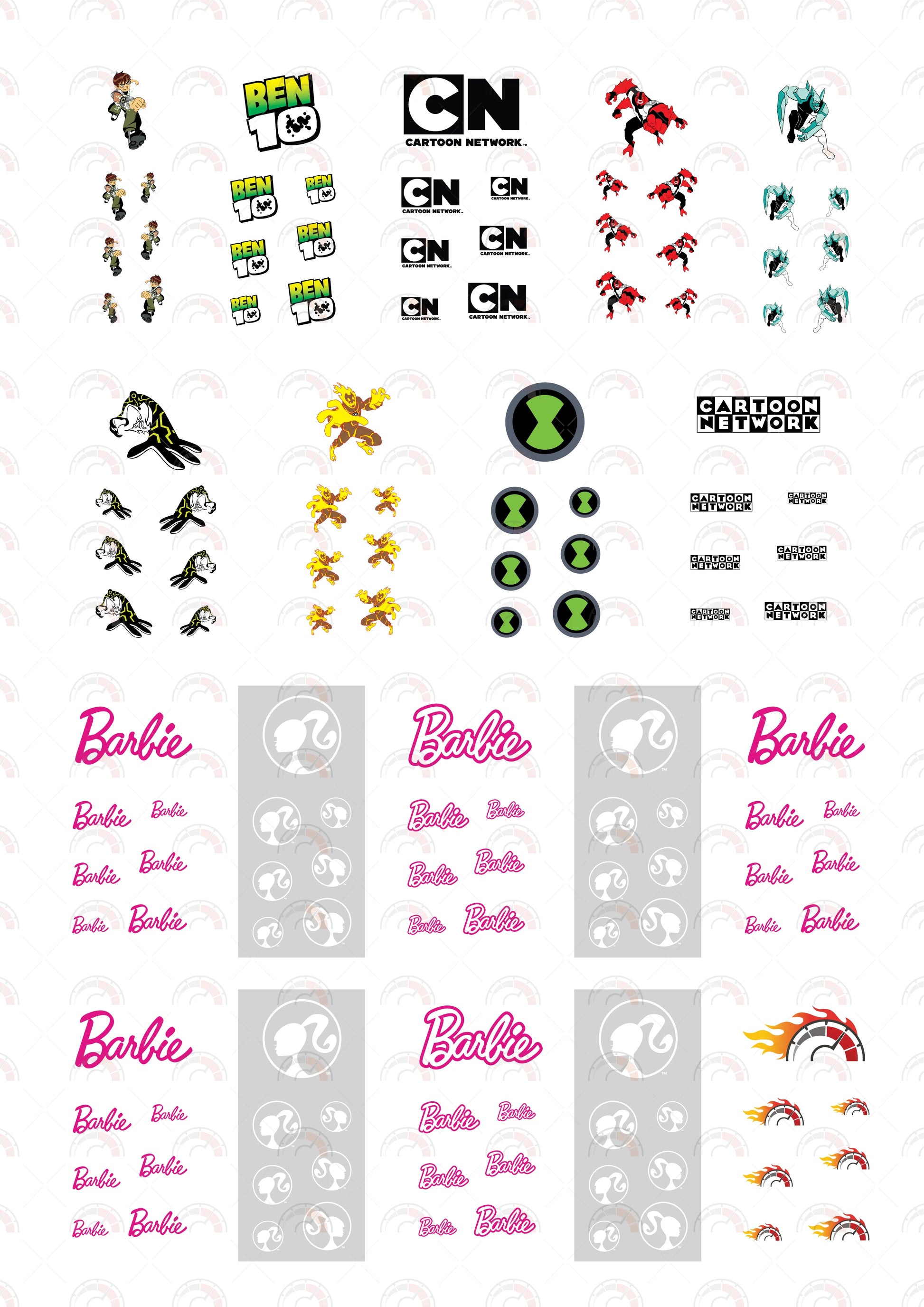 Ben 10 Custom Car Decals