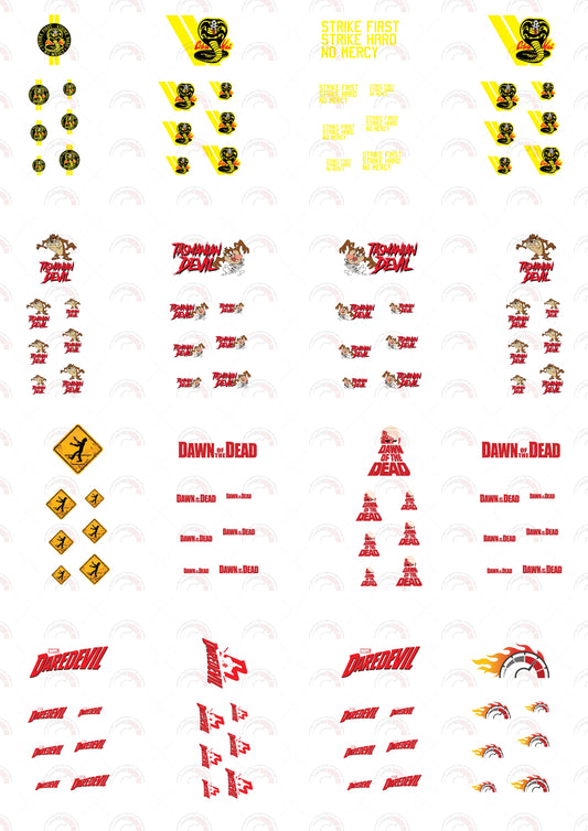 Cobra Kai model Car Sticker Design