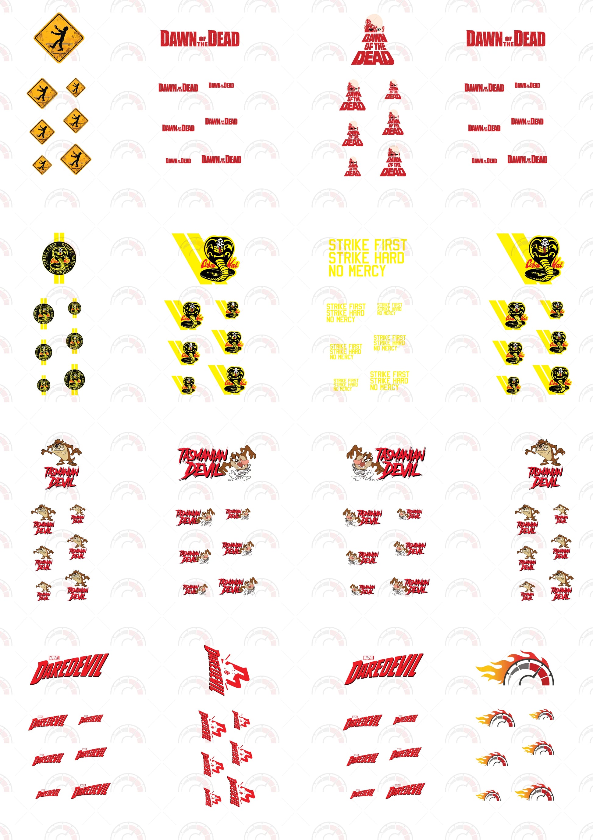 Dawn of the Dead Custom Car Decals