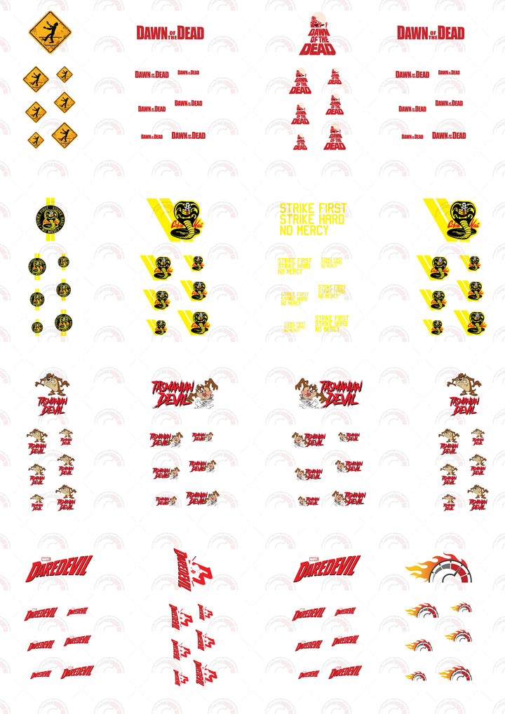 Dawn of the Dead Custom Car Decals