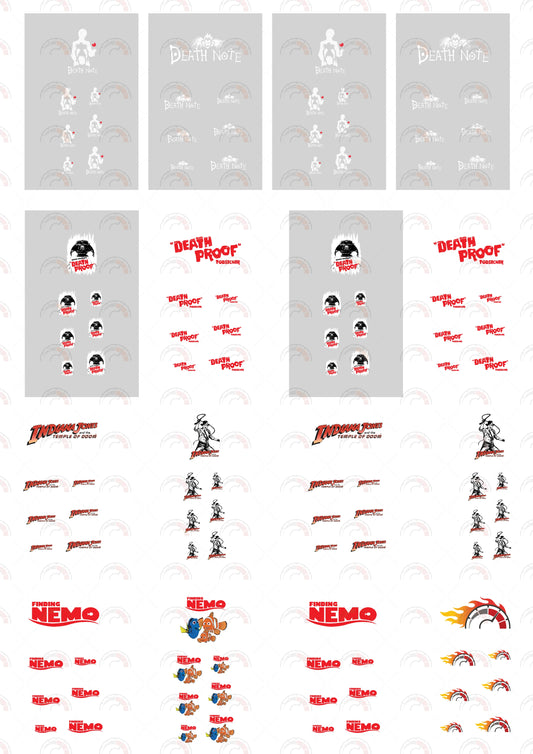 Death Note Toy Car Sticker Design