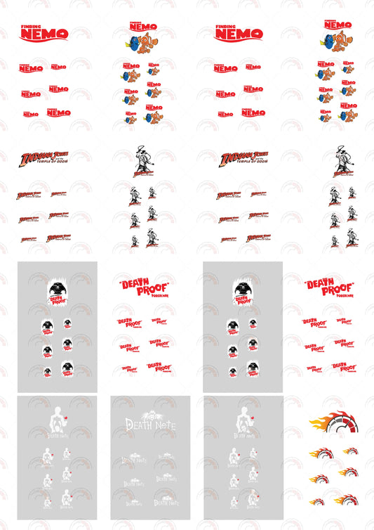 Finding Nemo Car Sticker Sheets