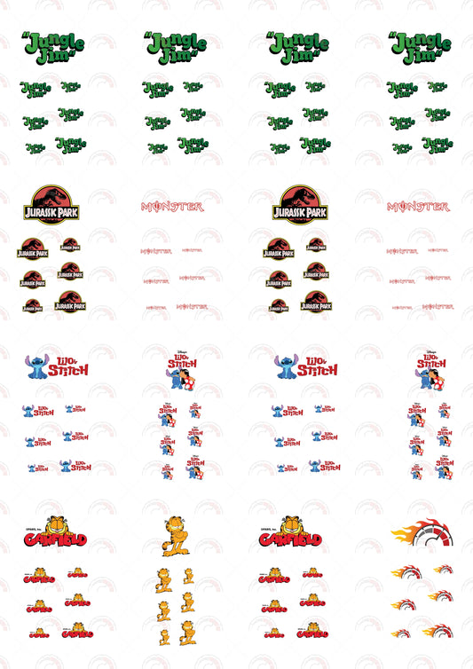 Jungle Jim Toy Car Sticker Design
