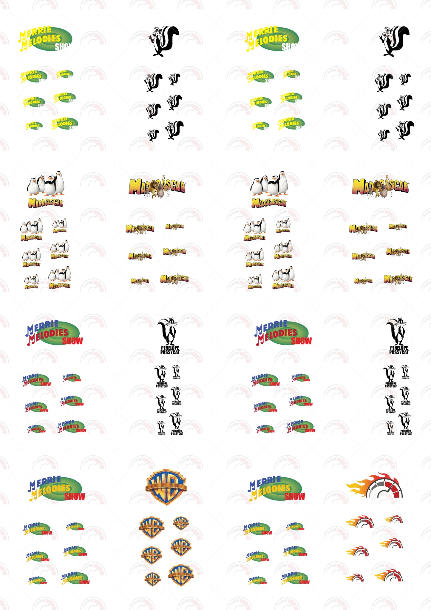 Merrie Melodies 003 Car Sticker Design