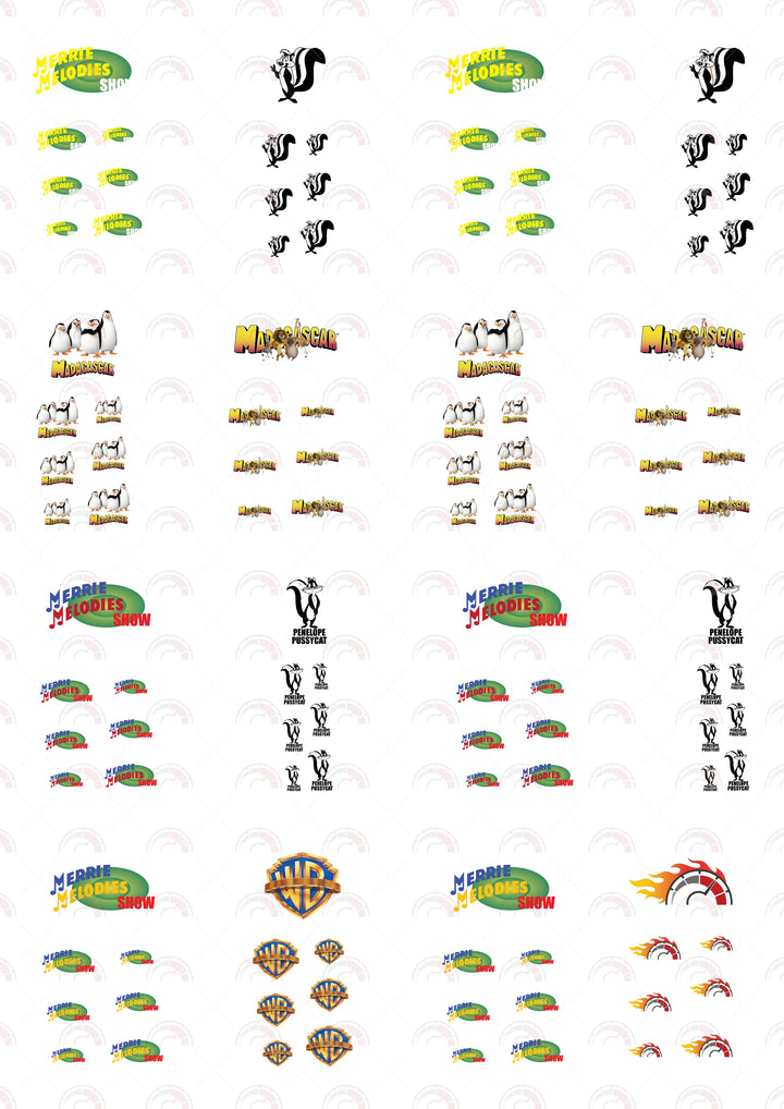 Merrie Melodies 003 Car Sticker Design