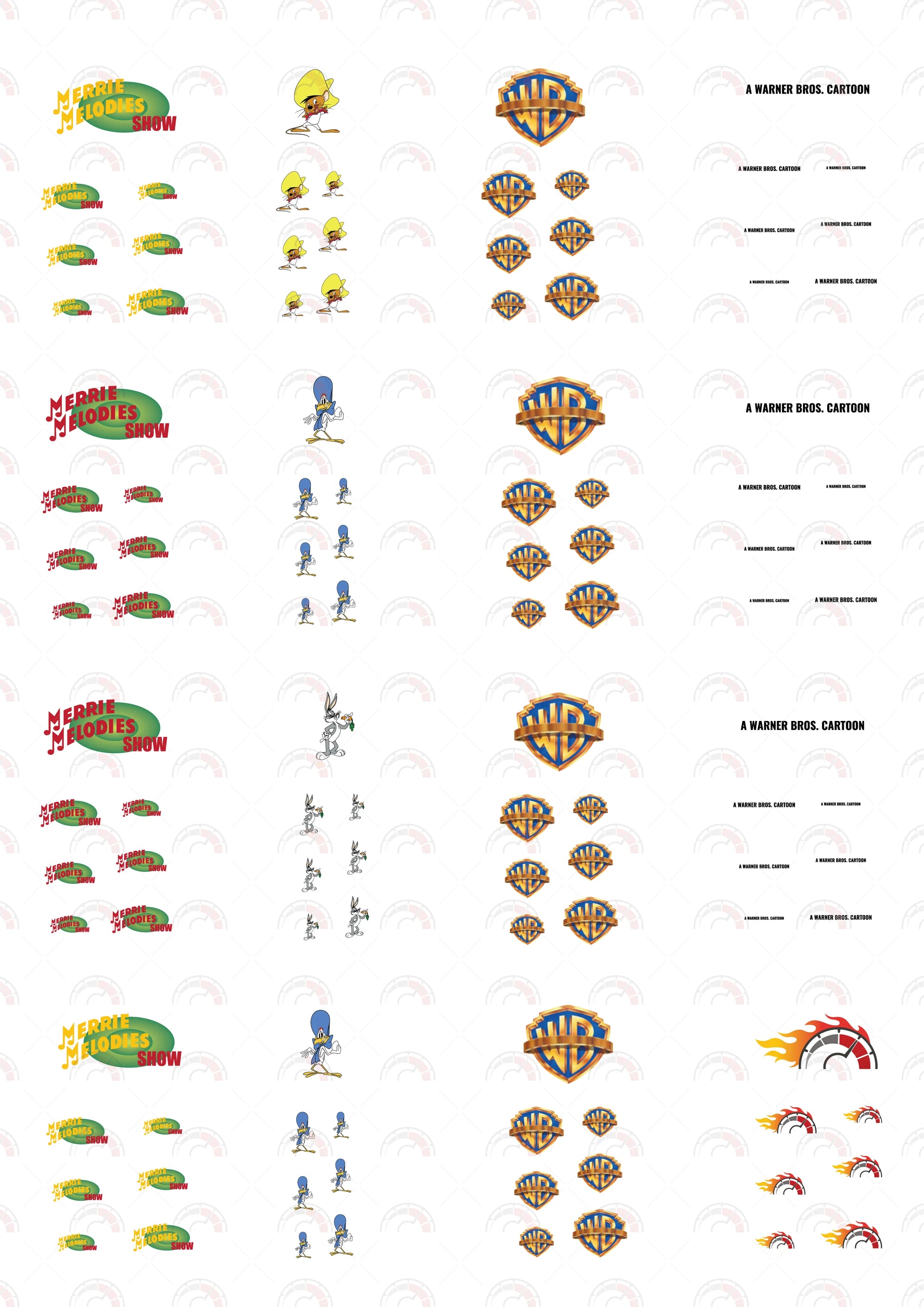 Merrie Melodies 006 Toy Car Sticker