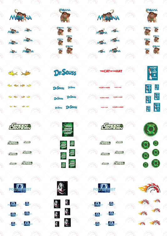 Moana decal for car stickers