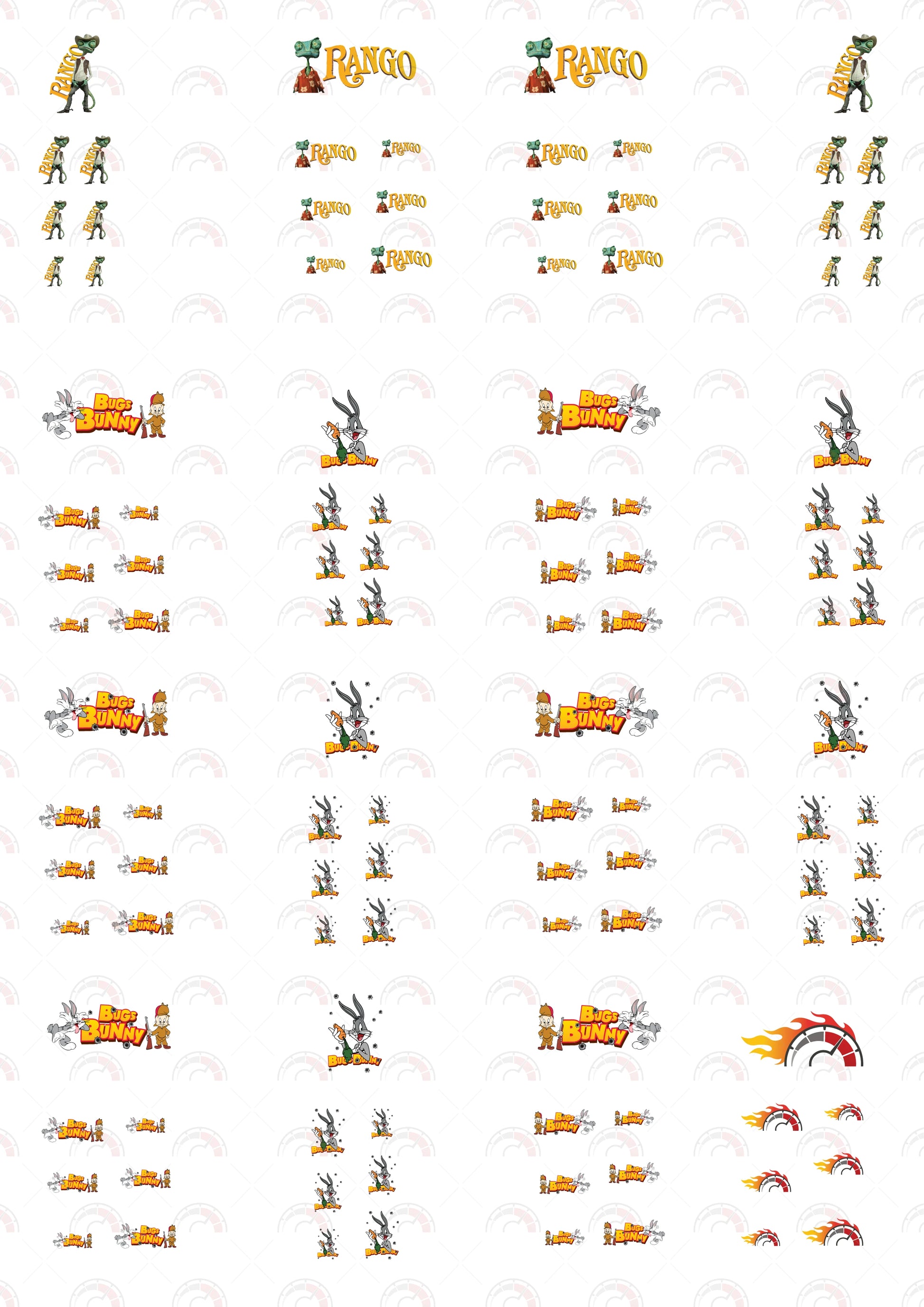 Rango stickers