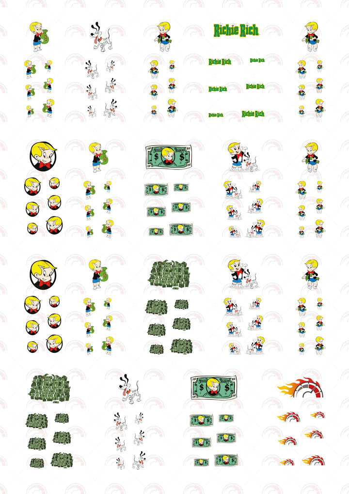 Richie Rich Car Decals