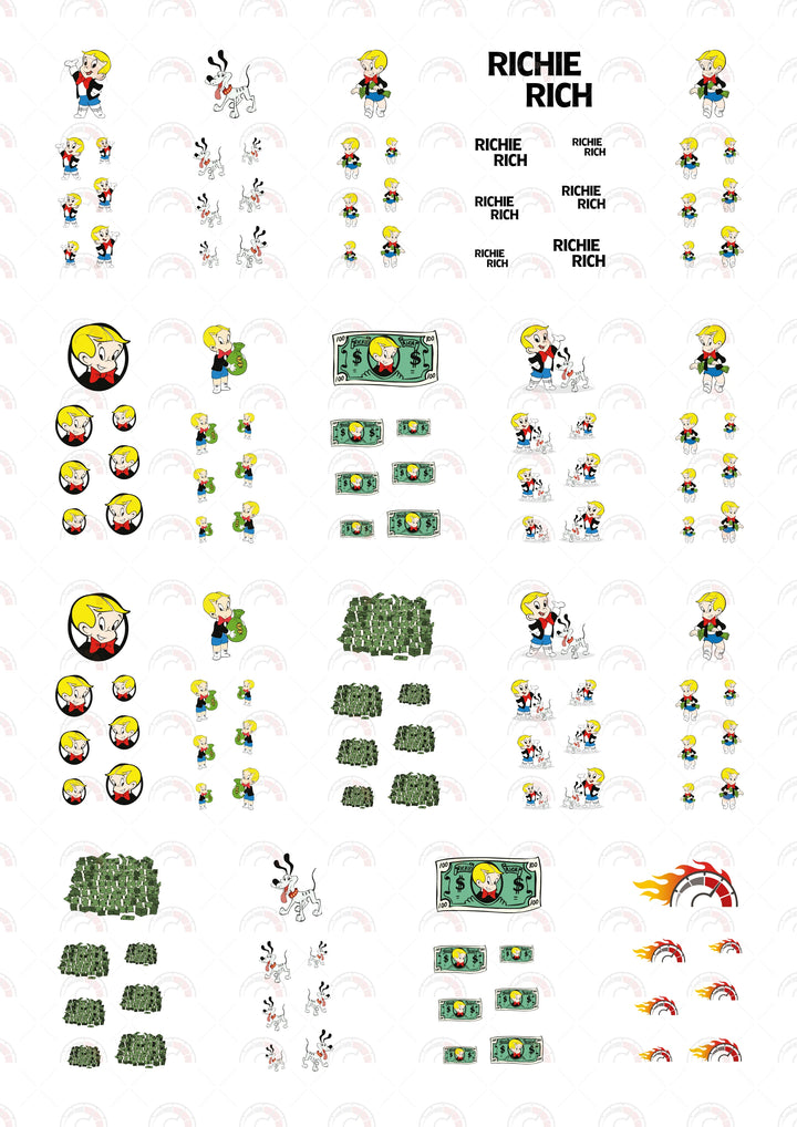 Richie Rich Custom Car Decals