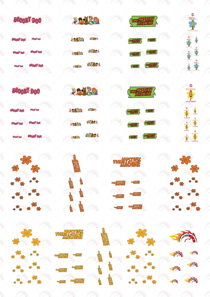 SD Shaggy Custom Model Car Decals