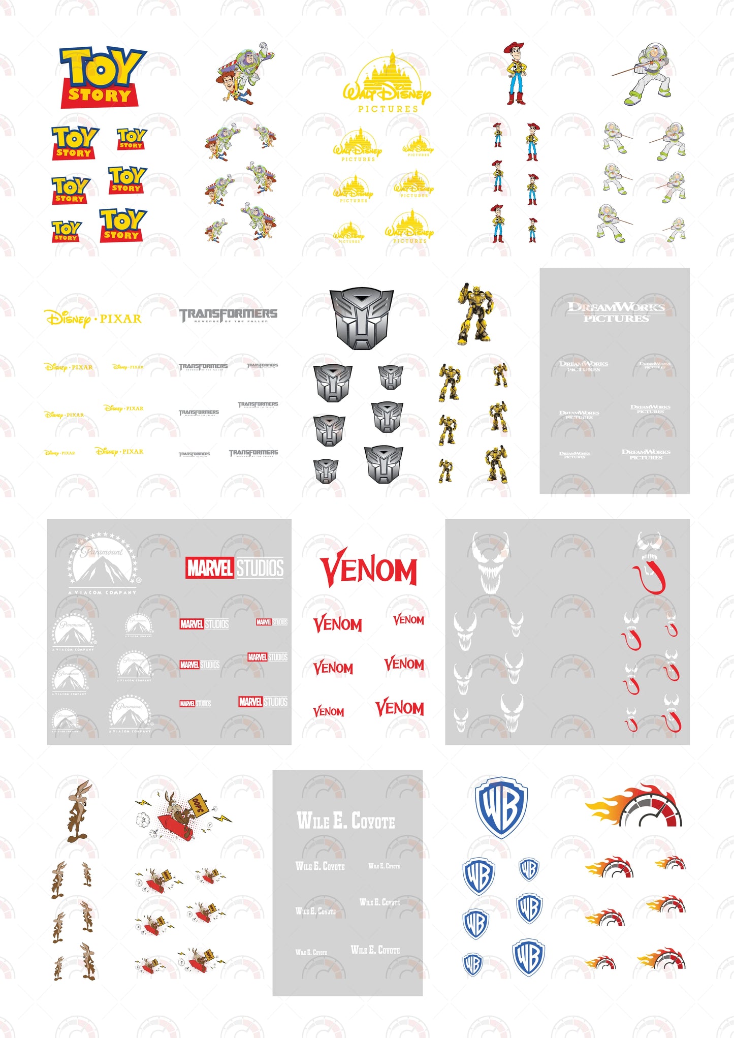toy story sheet