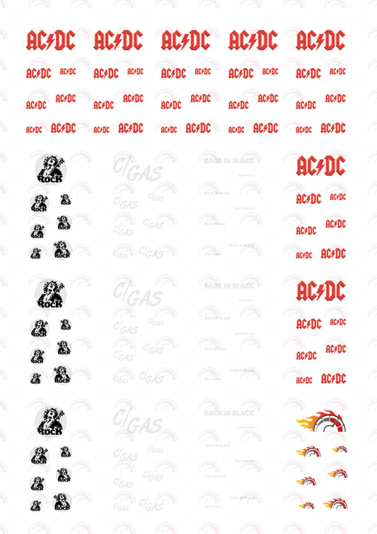 AC DC Model Car Wraps