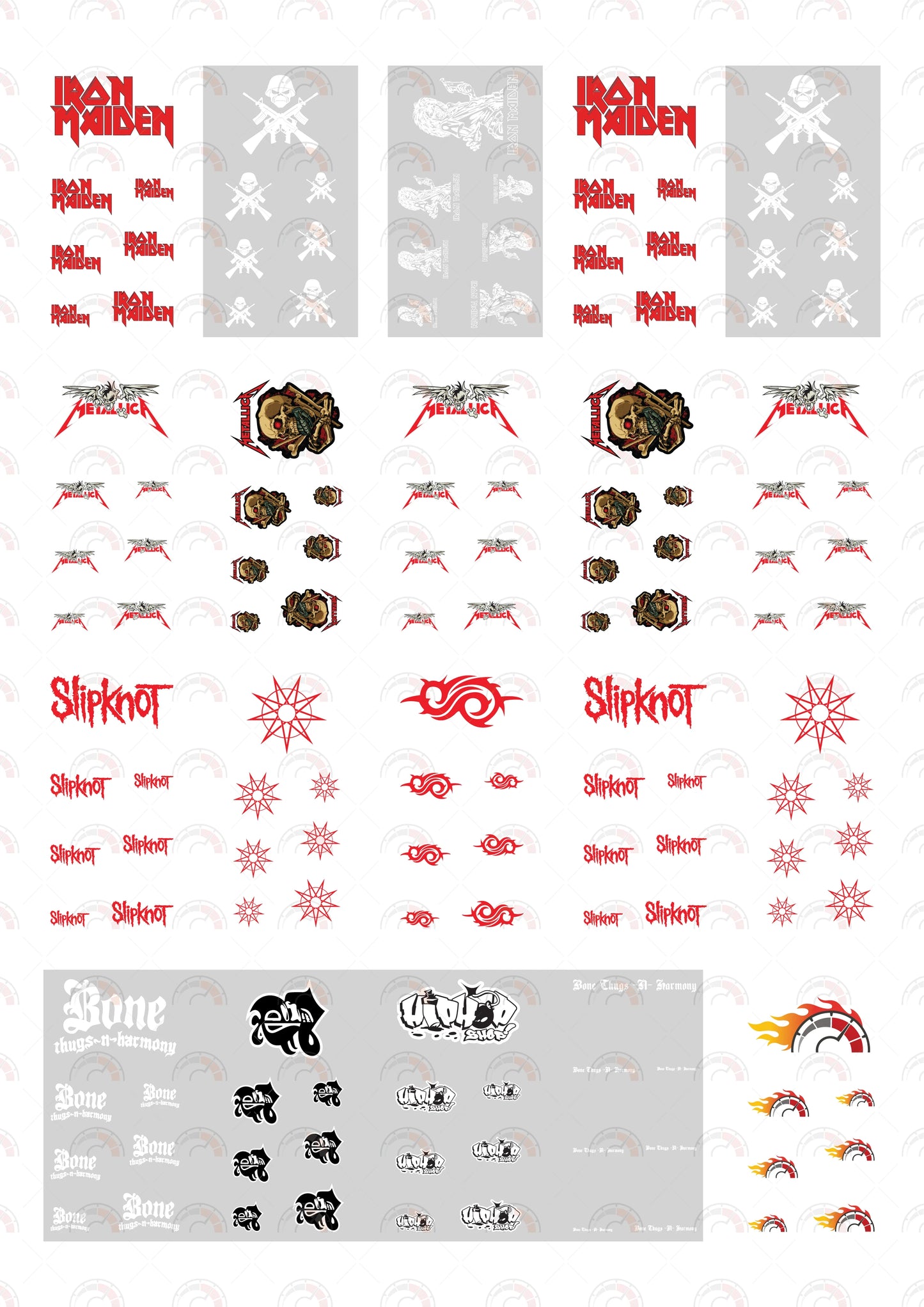 Iron Maiden Custom Car Decals