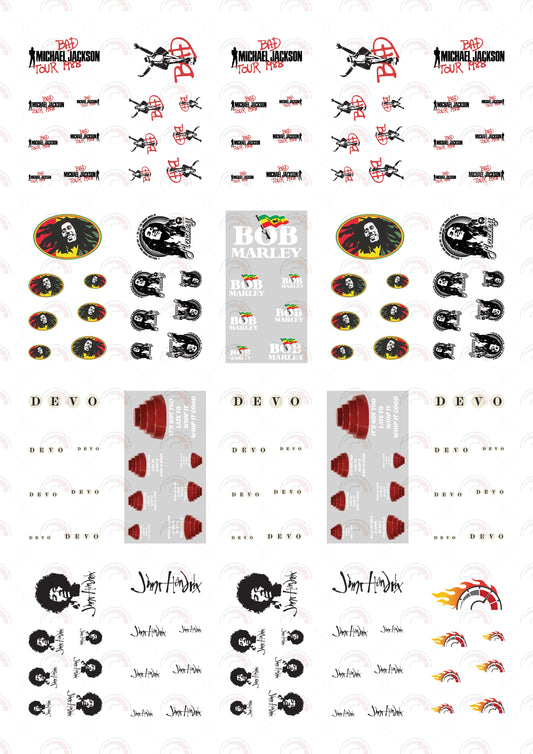 Michael Jackson Bad Tour design decal