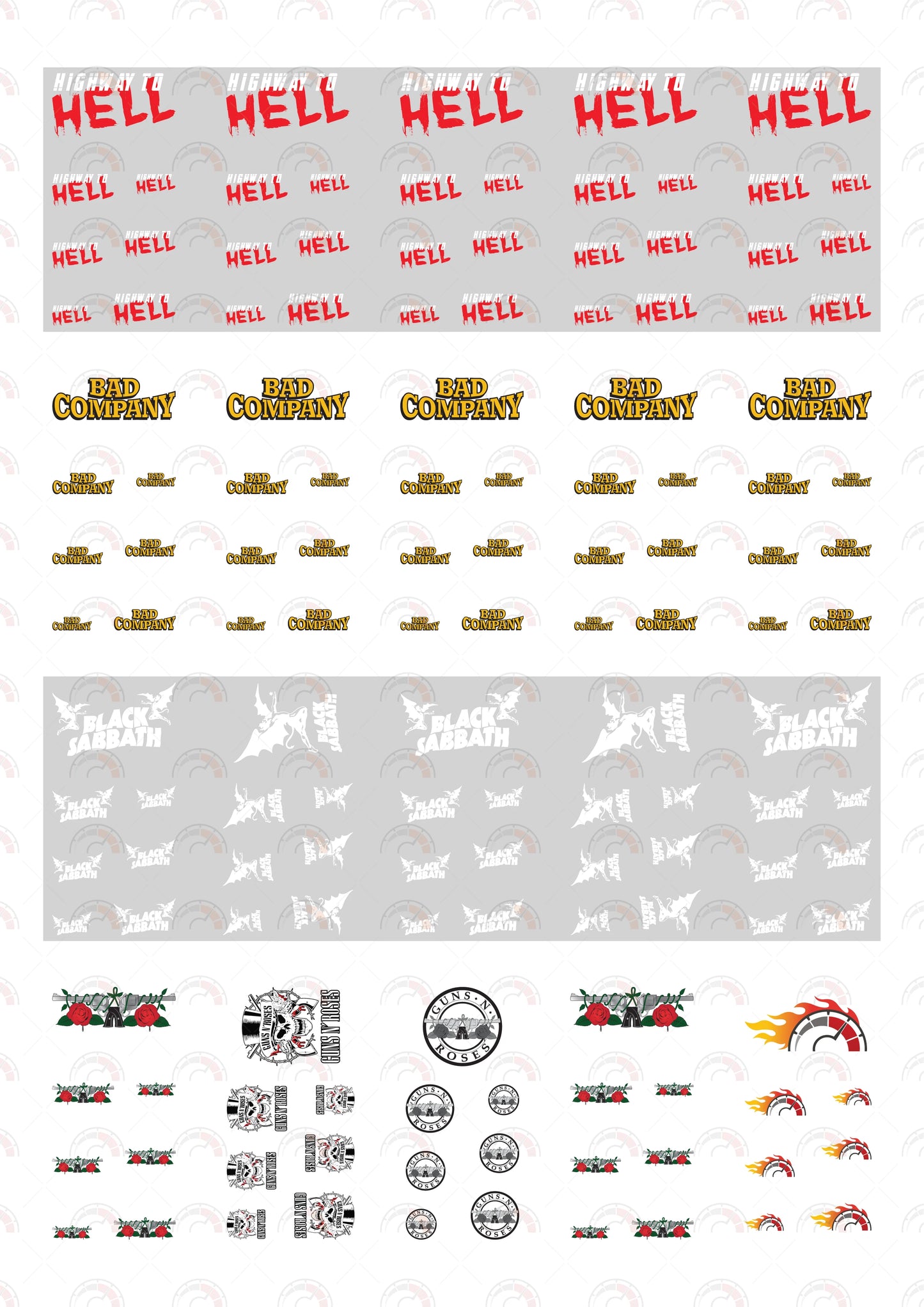 Highway to Hell decals