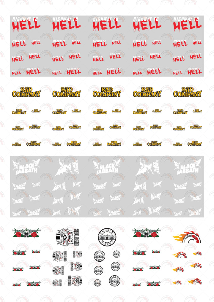 Highway to Hell decals