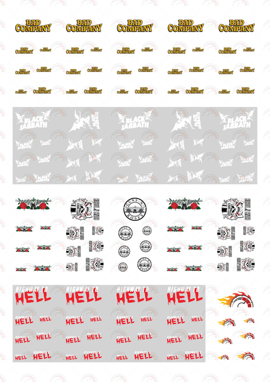 Bad Company model car decal