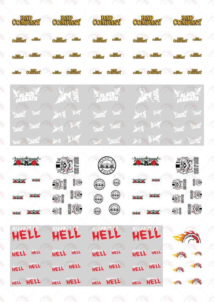 Bad Company model car decal