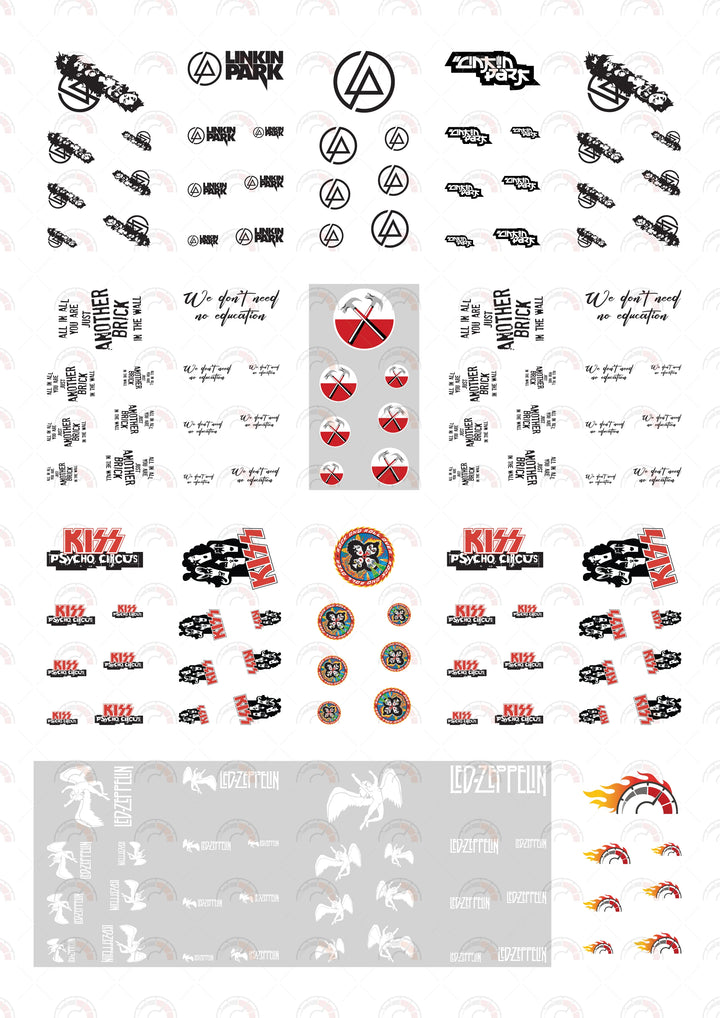 Linkin Park Custom model Car Decals
