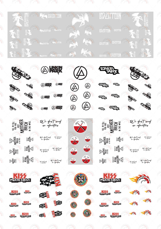 Led Zeppelin Toy Car Sticker