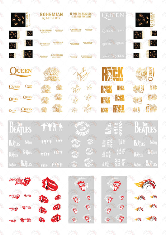 Bohemian Rhapsody Custom decals for model cars