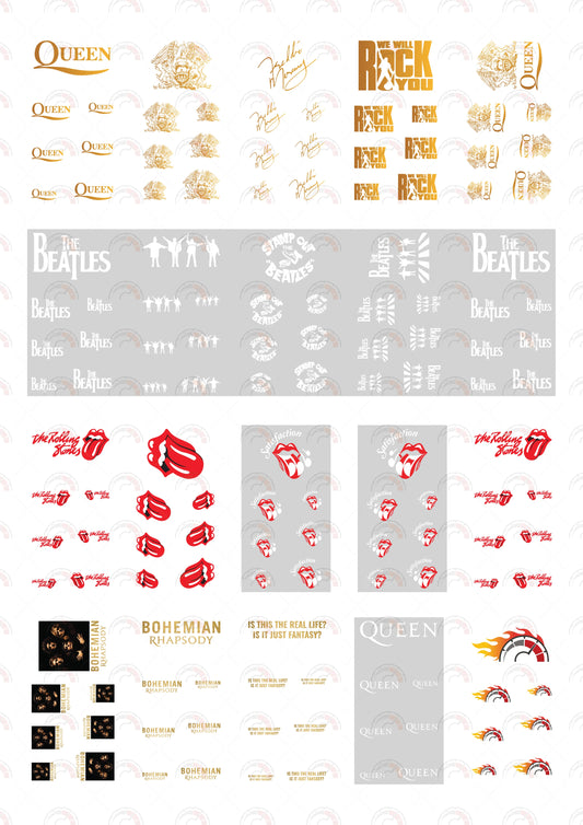 We Will Rock You design model car decal