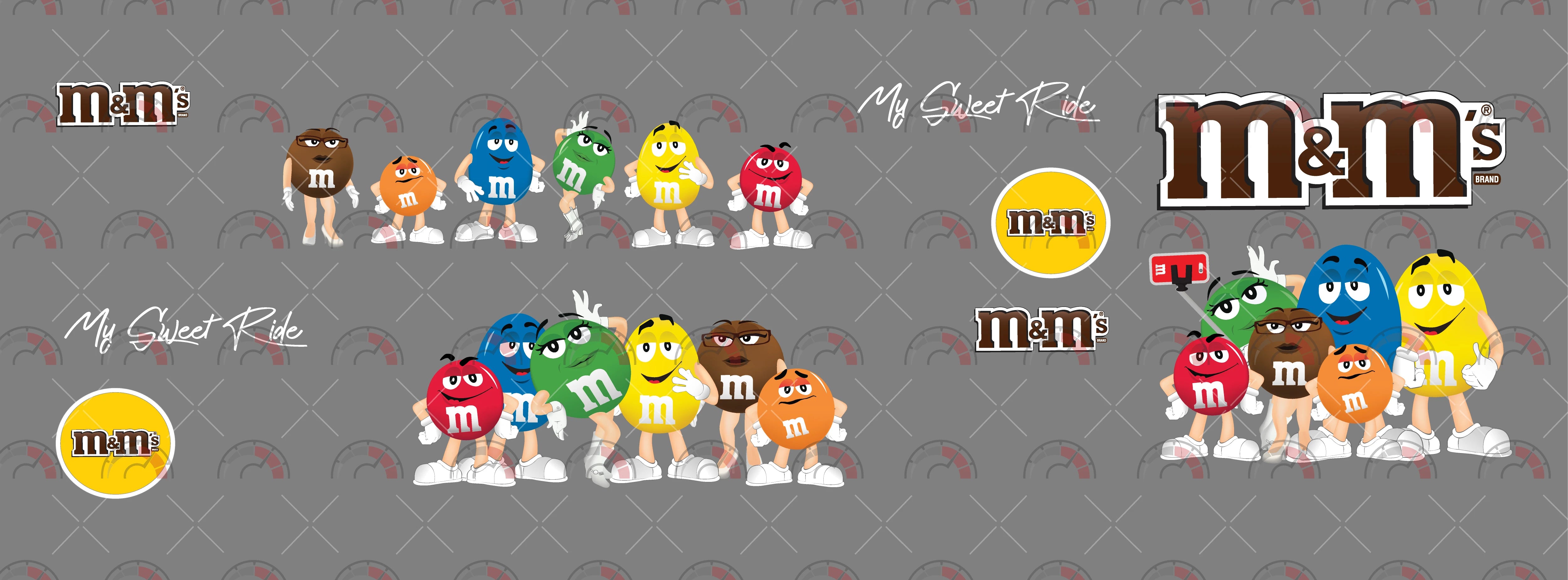 M&M Group 1 Toy car Decals