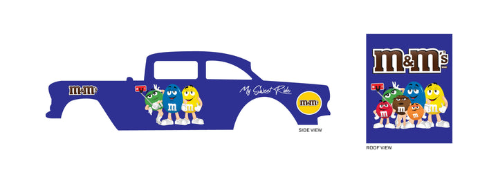 M&M Selfie 1 model Car Decals