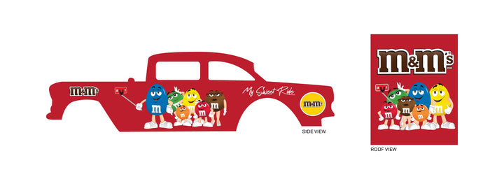 M&M Selfie 2 model Car Decals