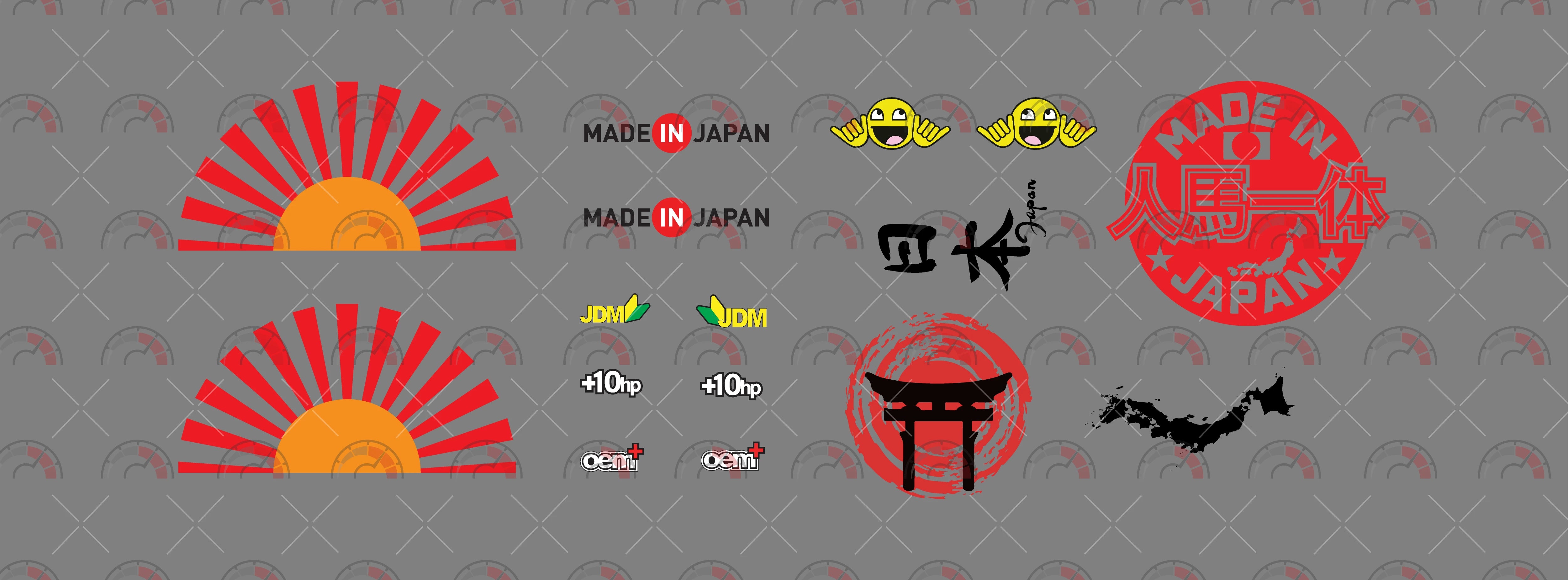 Made in Japan 01 C Decal for model cars