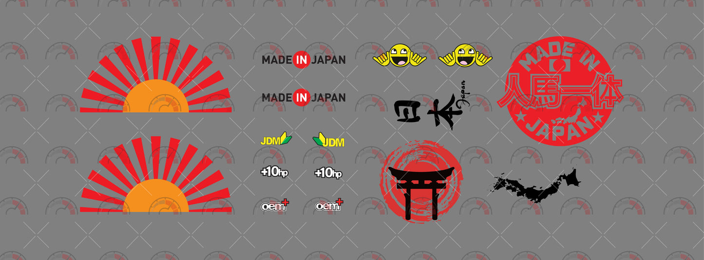 Made in Japan 01 C Decal for model cars