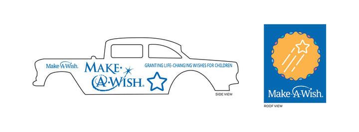 Make a Wish (Blue) 01 Play Vehicle Decals