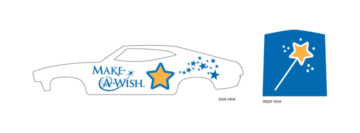 Make a Wish (Blue) 02 Play Vehicle Decals