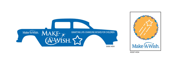 Make a Wish (White) 01  Toy Vehicle Decals
