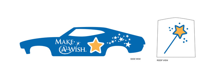Make a Wish (White) 02 Custom Car Decals