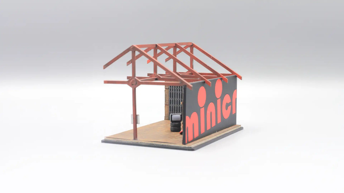 Man Cave Garage Mini Diorama for 1:64 Diecast Cars
