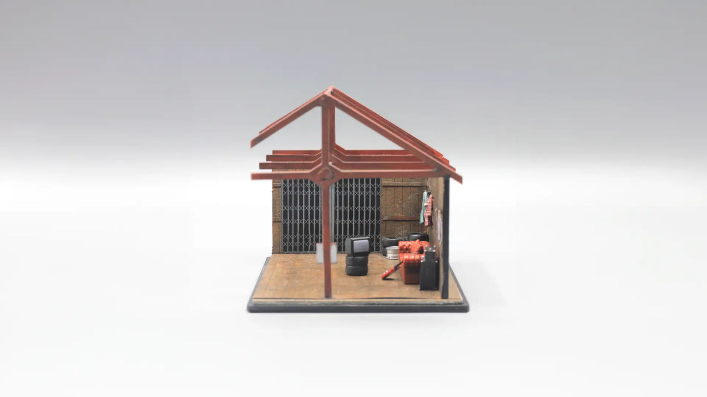 Man Cave Garage Mini Diorama for 1:64 Diecast Cars