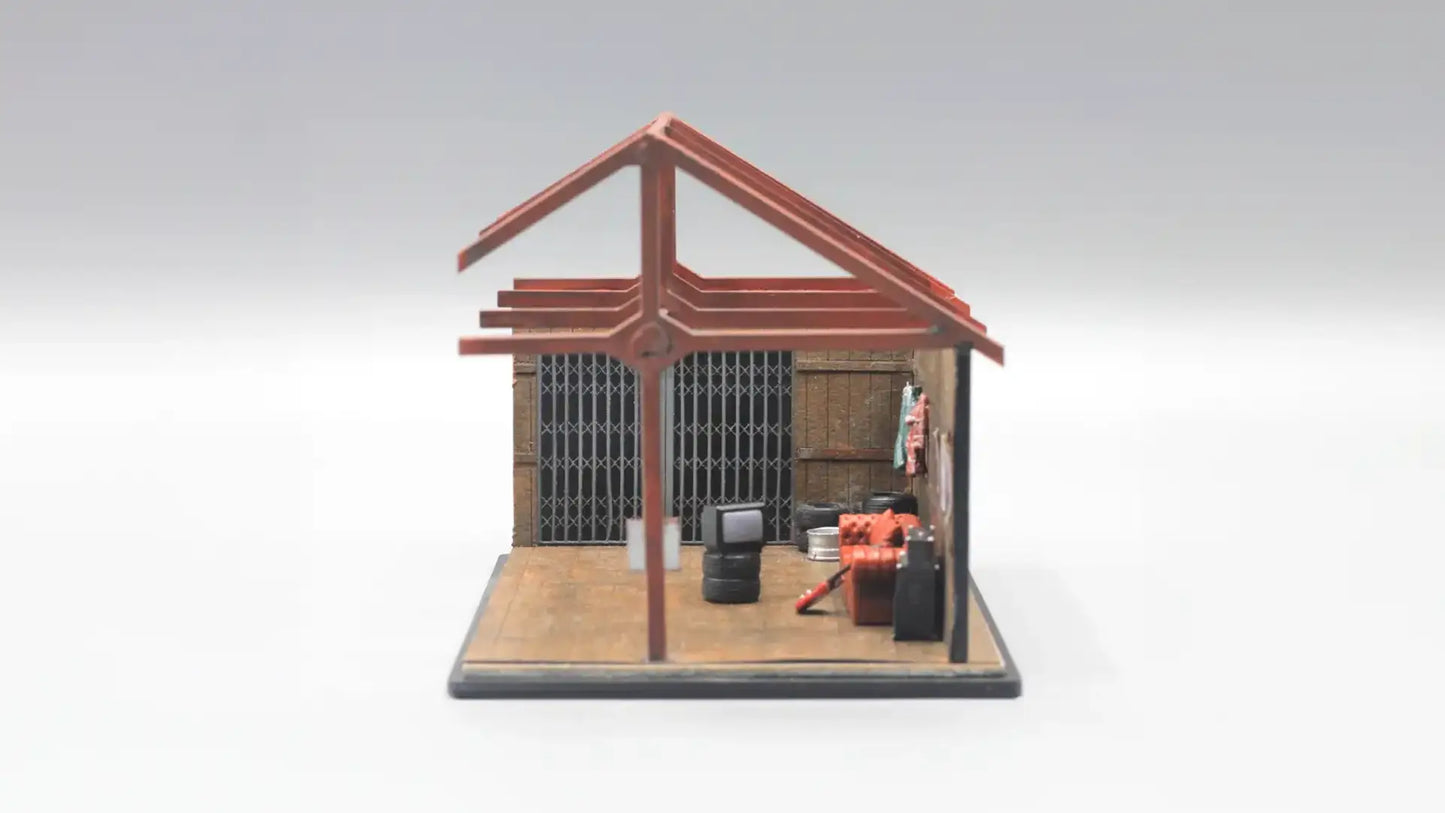 Man Cave Garage Mini Diorama for 1:64 Diecast Cars