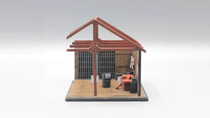 Man Cave Garage Mini Diorama for 1:64 Diecast Cars