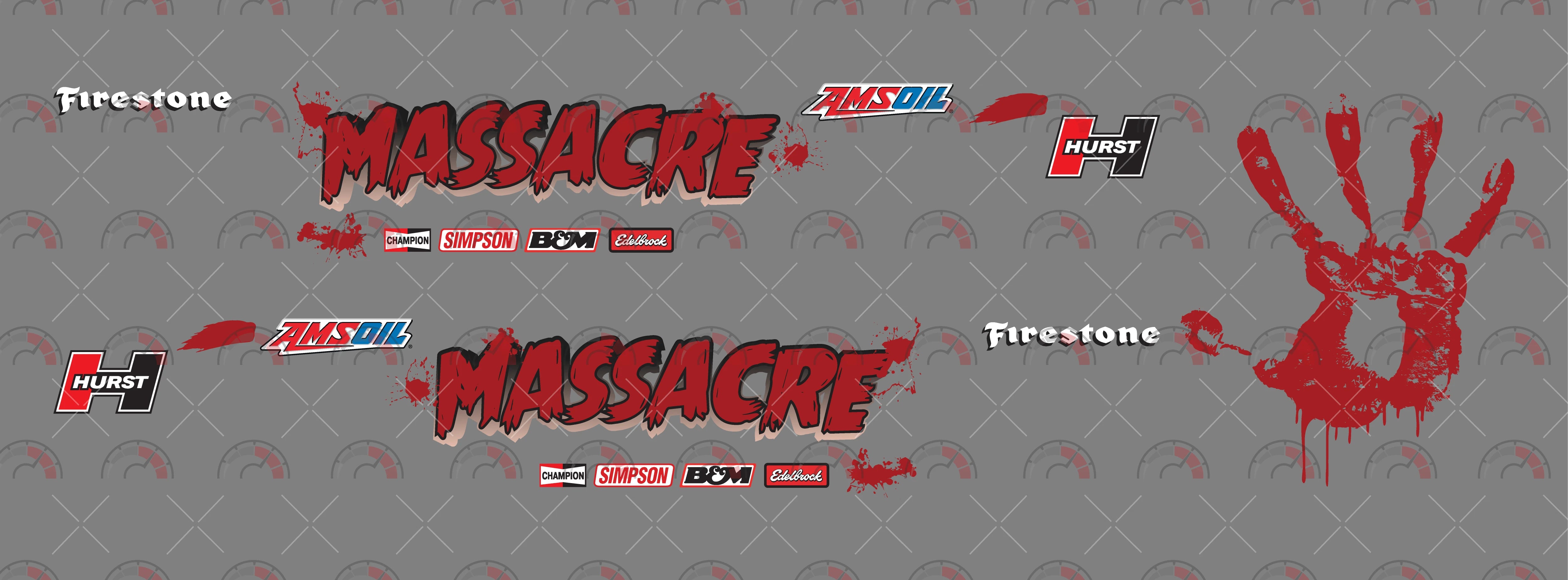 Massacre model Car Decals