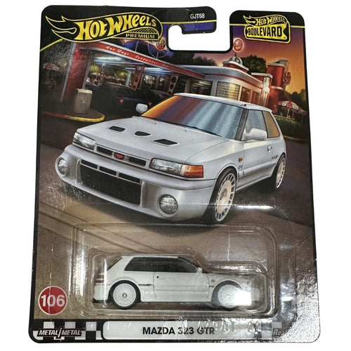 Hot Wheels Mazda 323 GTR 1:64 - White