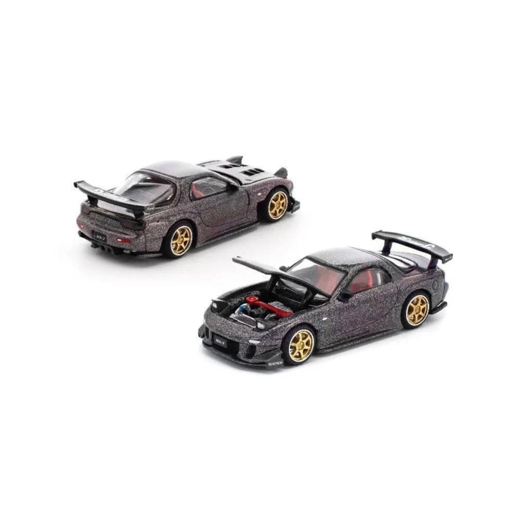 Mazda RX7 RE Amemiya Widebody Sparkle Grey