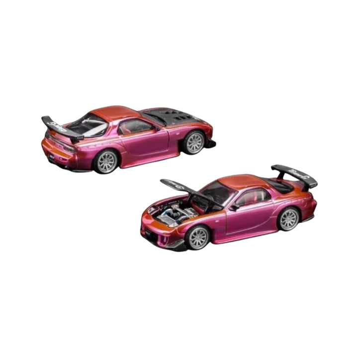 Mazda RX7 RE Amemiya Widebody Chrome Red